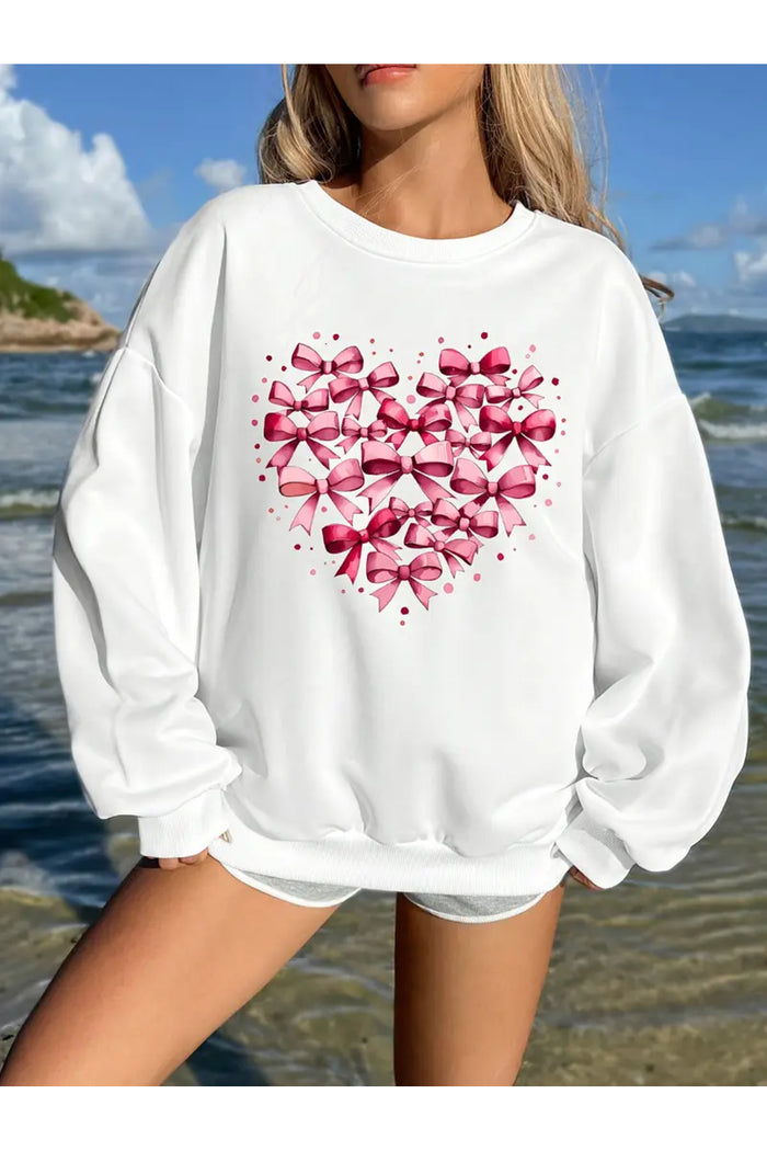 Premium Oversize Kesim Uzun Kollu Baskılı Sweatshirt