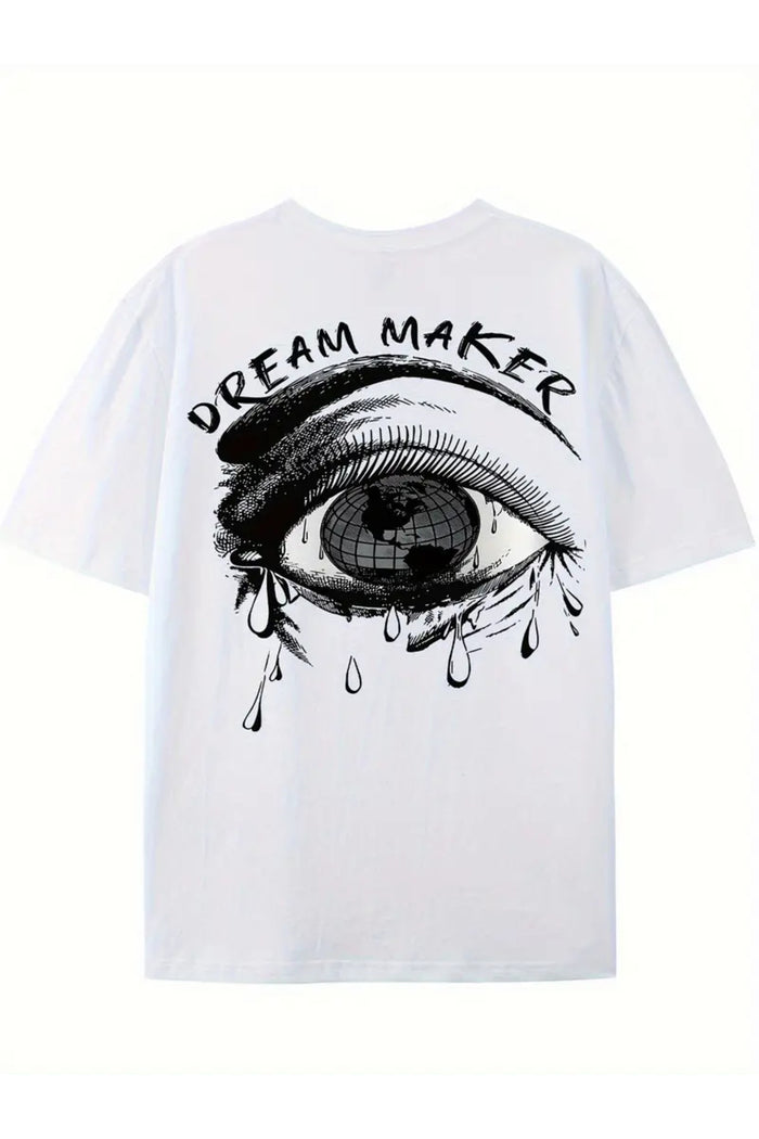 Premium Oversize Kesim Kısa Kollu Baskılı T-shirt