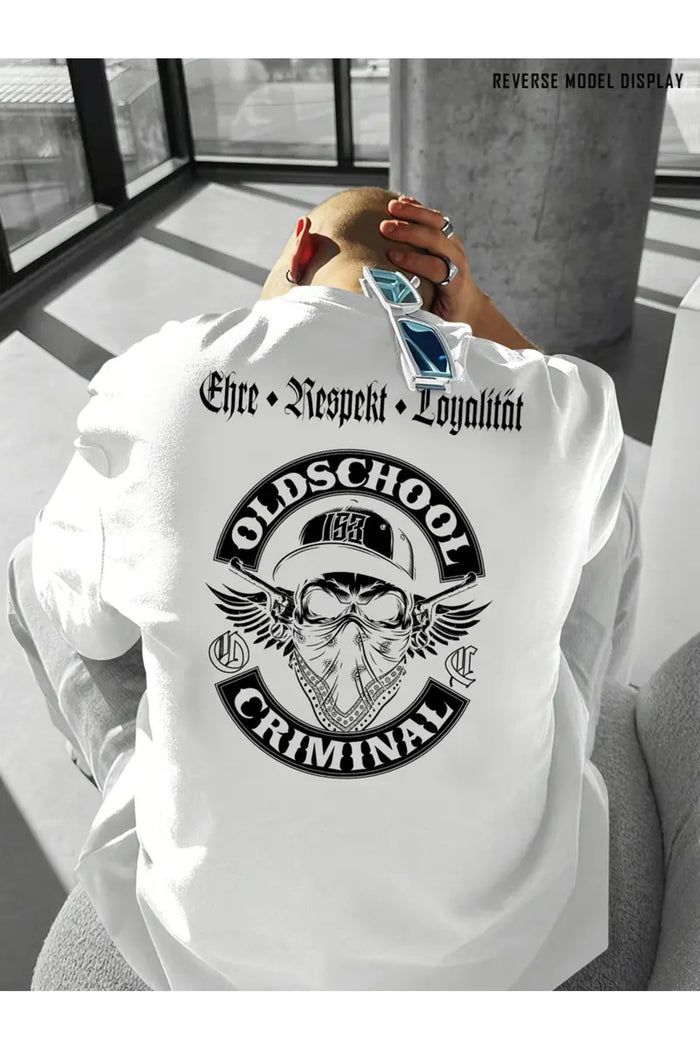 Premium Oversize Kesim Kısa Kollu Baskılı T-shirt