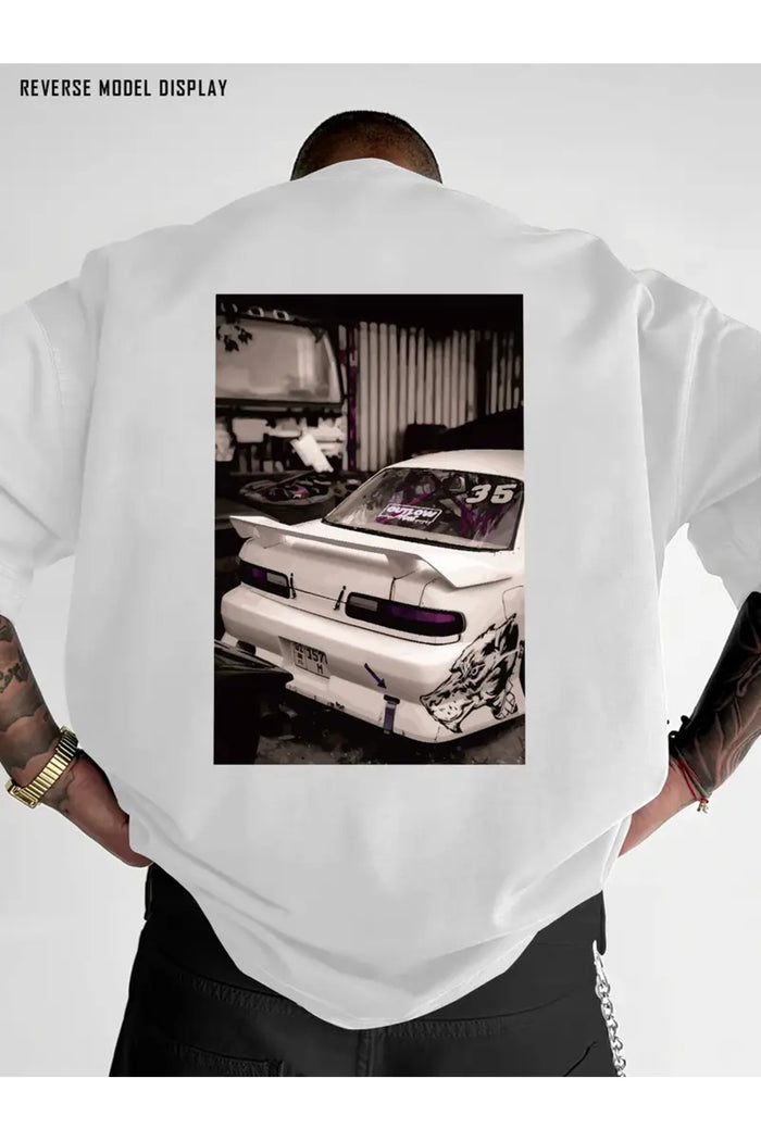 Premium Oversize Kesim Kısa Kollu Baskılı T-shirt