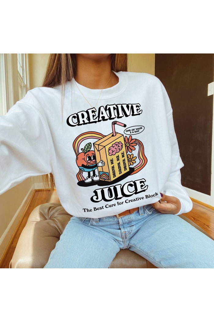 Premium Oversize Kesim Uzun Kollu Baskılı Sweatshirt