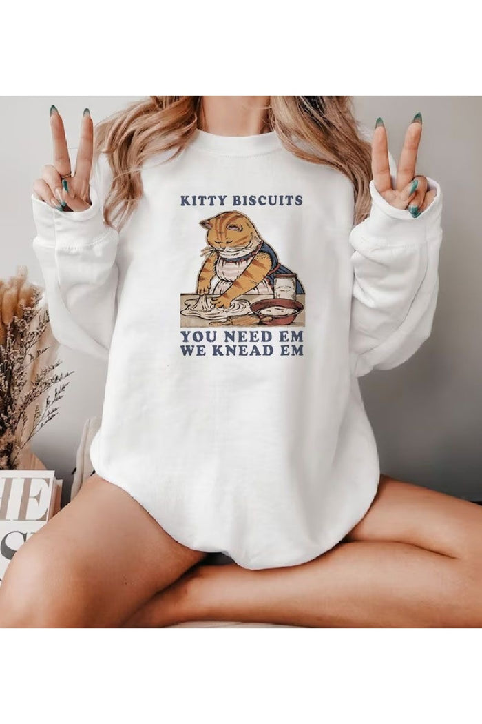 Premium Oversize Kesim Uzun Kollu Baskılı Sweatshirt