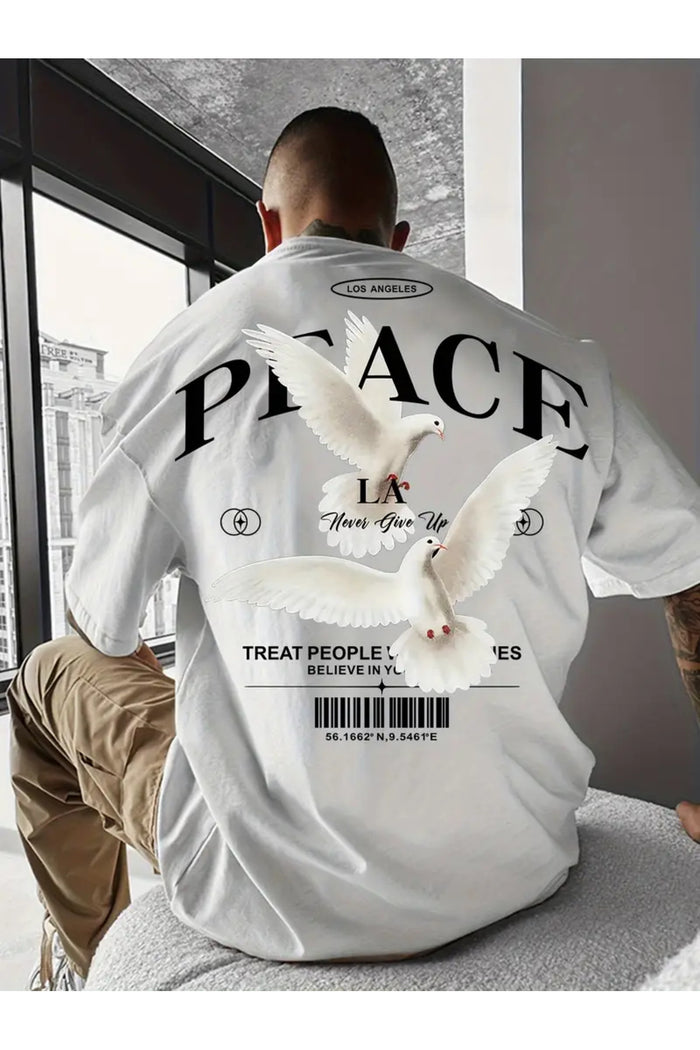 Premium Oversize Kesim Kısa Kollu Baskılı T-shirt
