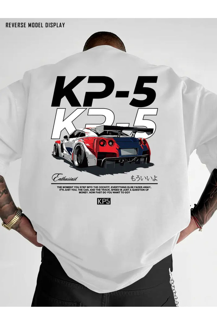 Premium Oversize Kesim Kısa Kollu Baskılı T-shirt