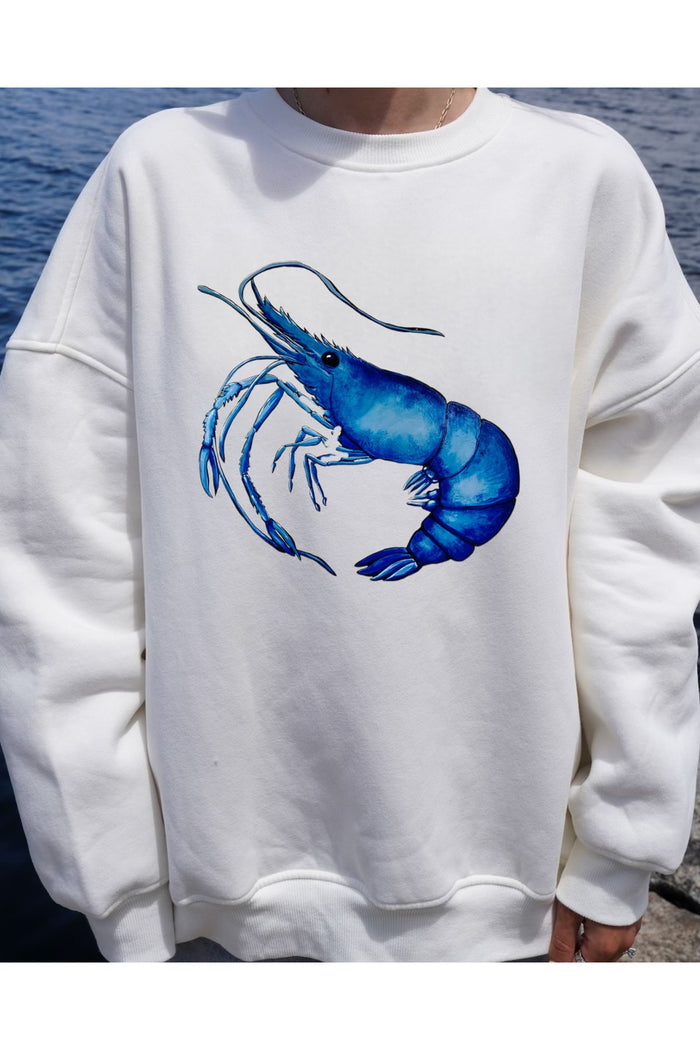 Premium Oversize Kesim Uzun Kollu Baskılı Sweatshirt