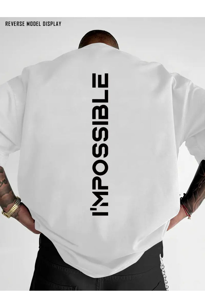 Premium Oversize Kesim Kısa Kollu Baskılı T-shirt