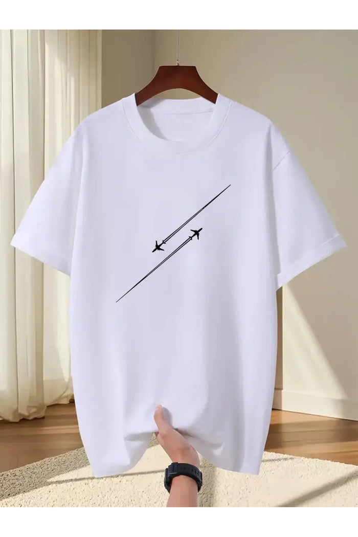Premium Oversize Kesim Kısa Kollu Baskılı T-shirt