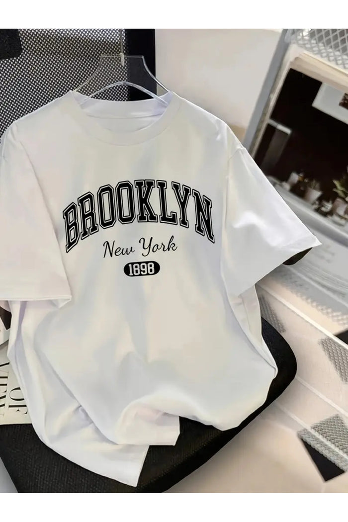 Premium Oversize Kesim Kısa Kollu Baskılı T-shirt