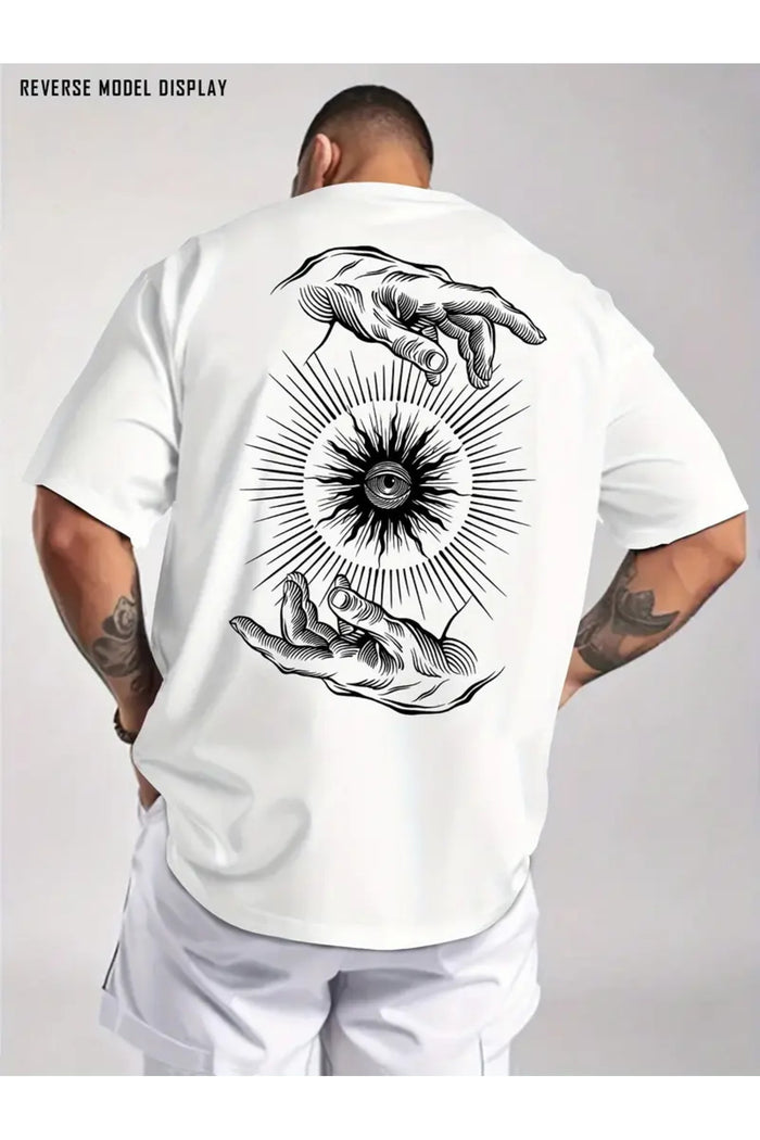 Premium Oversize Kesim Kısa Kollu Baskılı T-shirt