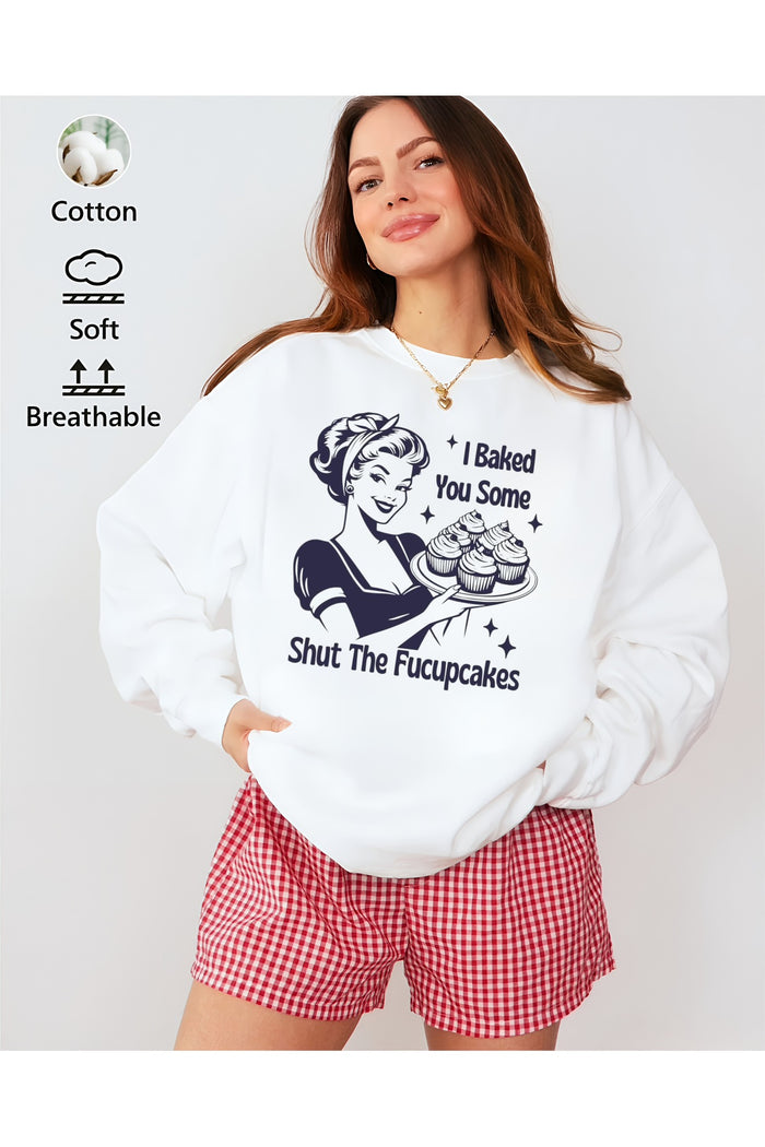 Premium Oversize Kesim Uzun Kollu Baskılı Sweatshirt