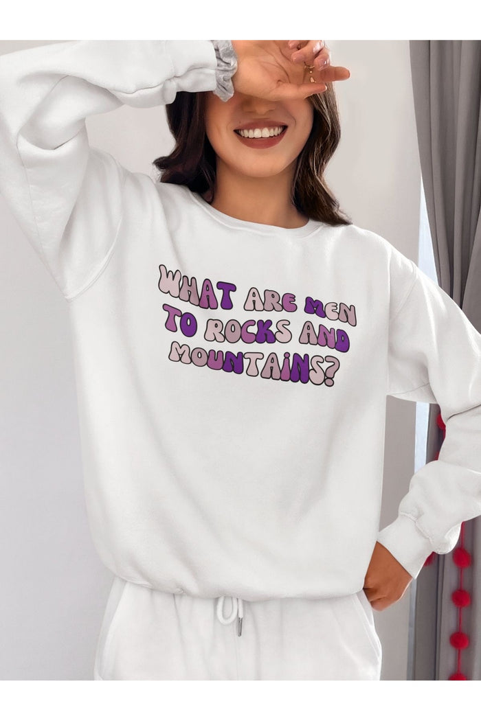 Premium Oversize Kesim Uzun Kollu Baskılı Sweatshirt