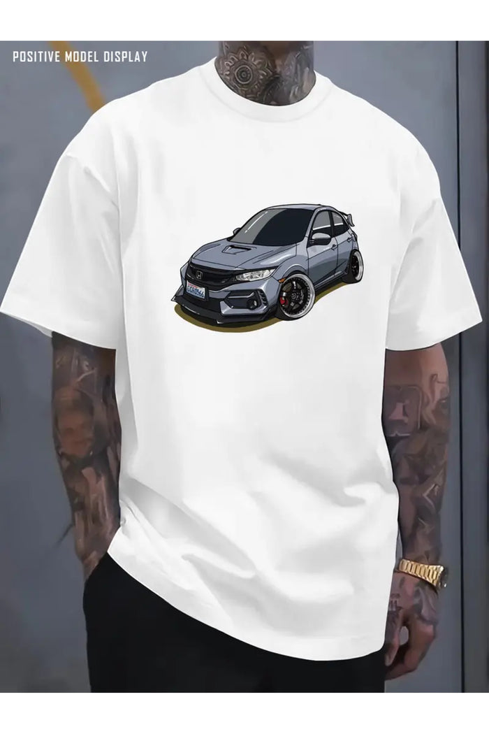 Premium Oversize Kesim Kısa Kollu Baskılı T-shirt