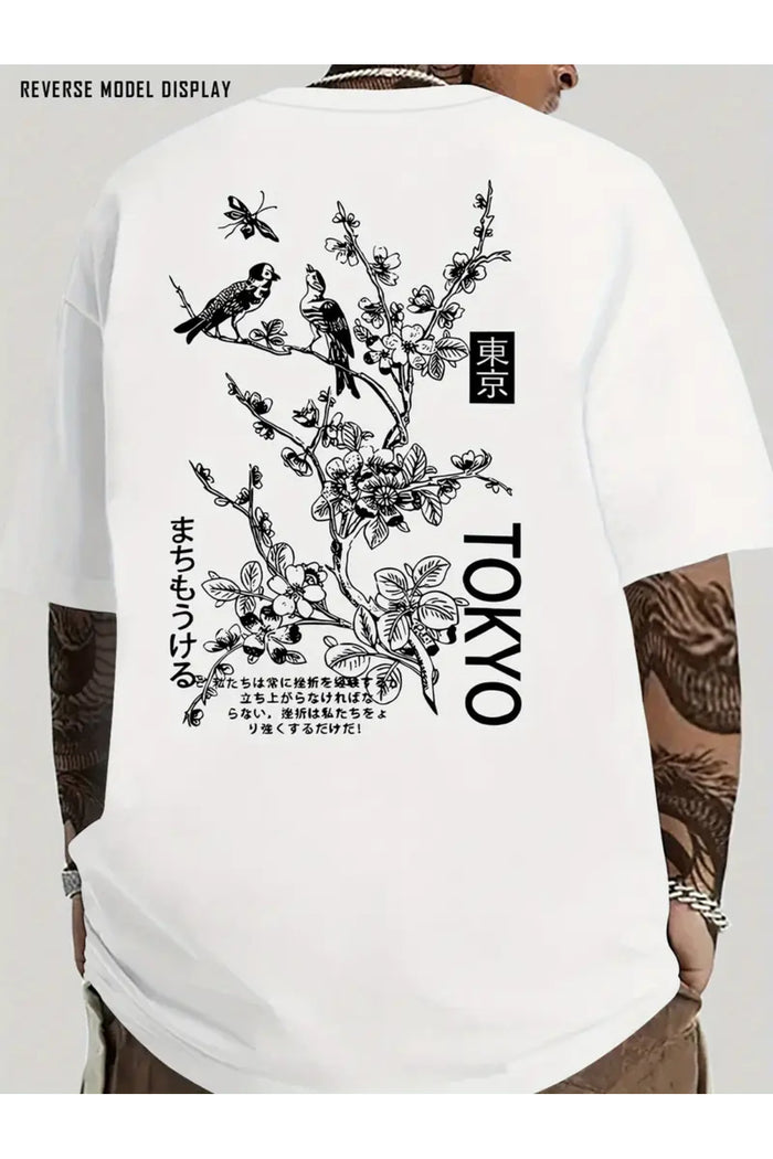 Premium Oversize Kesim Kısa Kollu Baskılı T-shirt