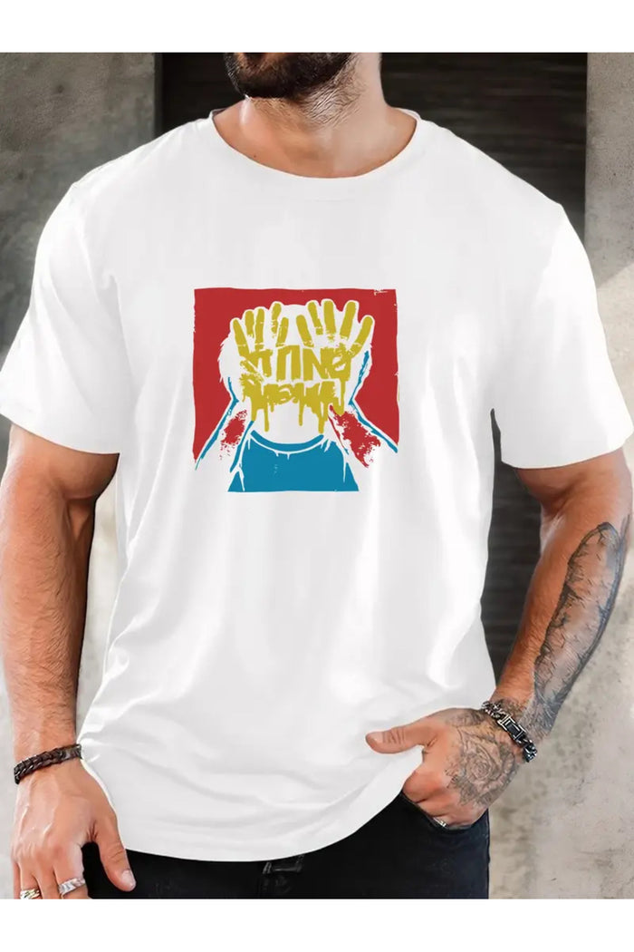Premium Oversize Kesim Kısa Kollu Baskılı T-shirt