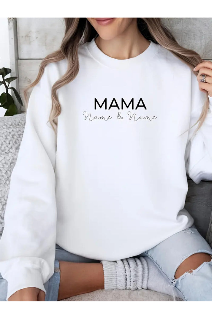 Premium Oversize Kesim Uzun Kollu Baskılı Sweatshirt