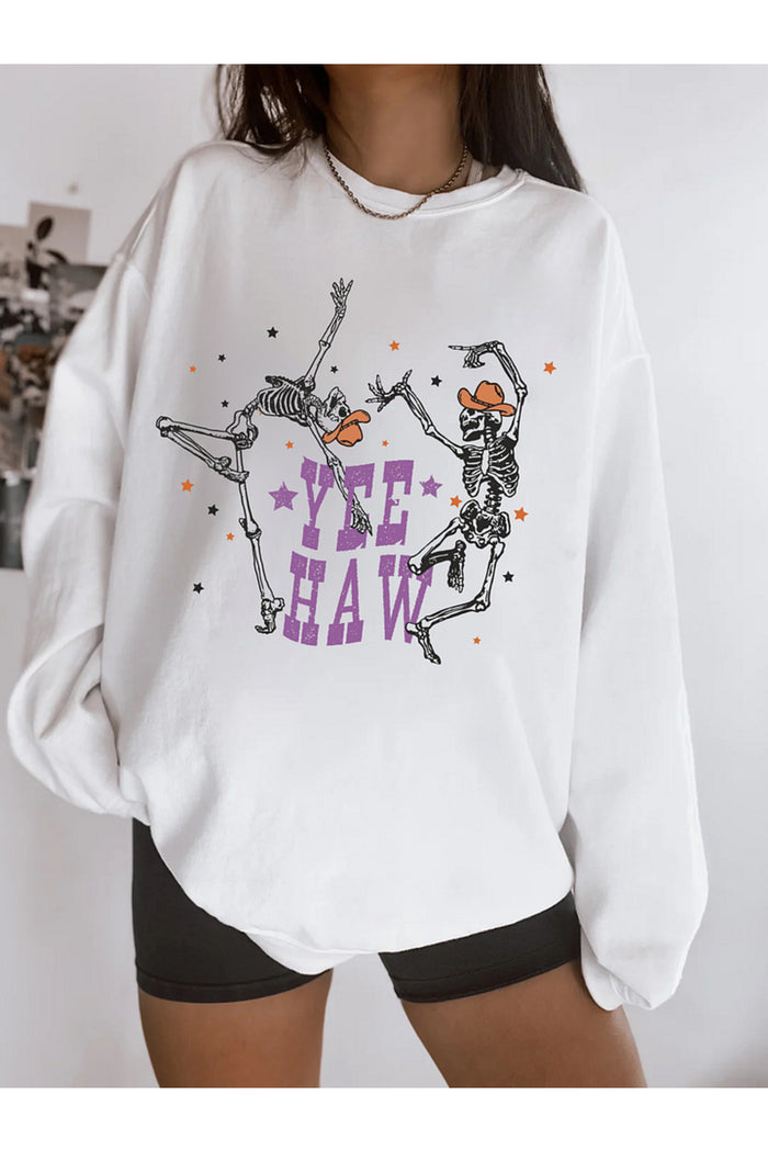 Premium Oversize Kesim Uzun Kollu Baskılı Sweatshirt