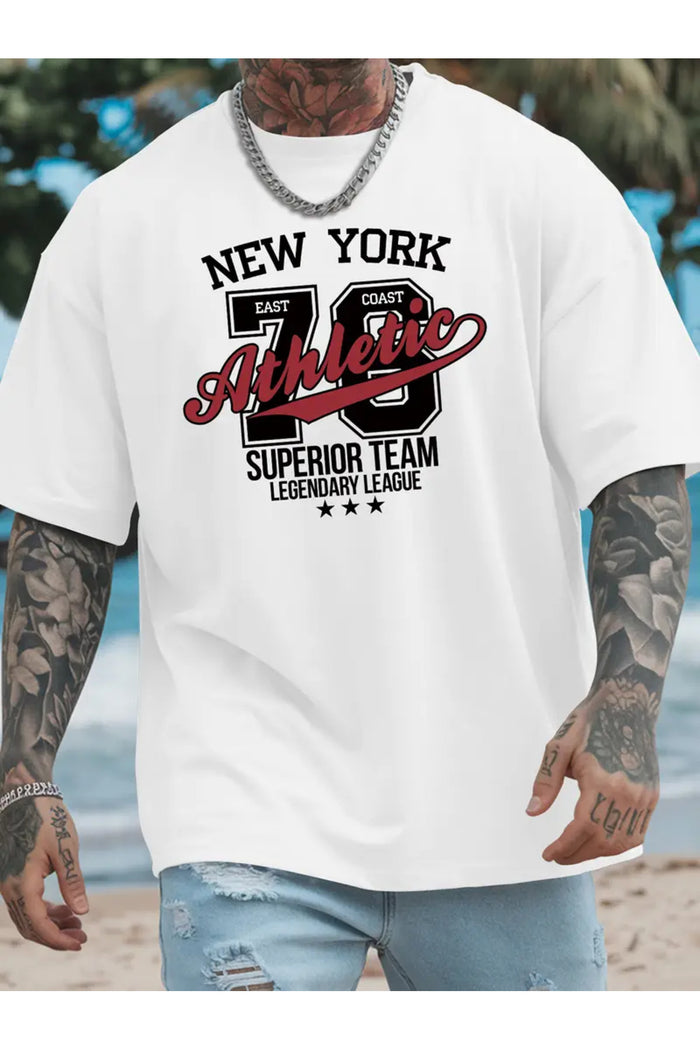 Premium Oversize Kesim Kısa Kollu Baskılı T-shirt