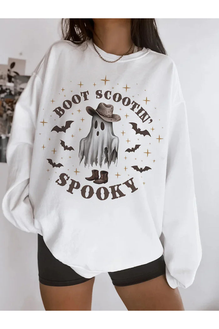 Premium Oversize Kesim Uzun Kollu Baskılı Sweatshirt