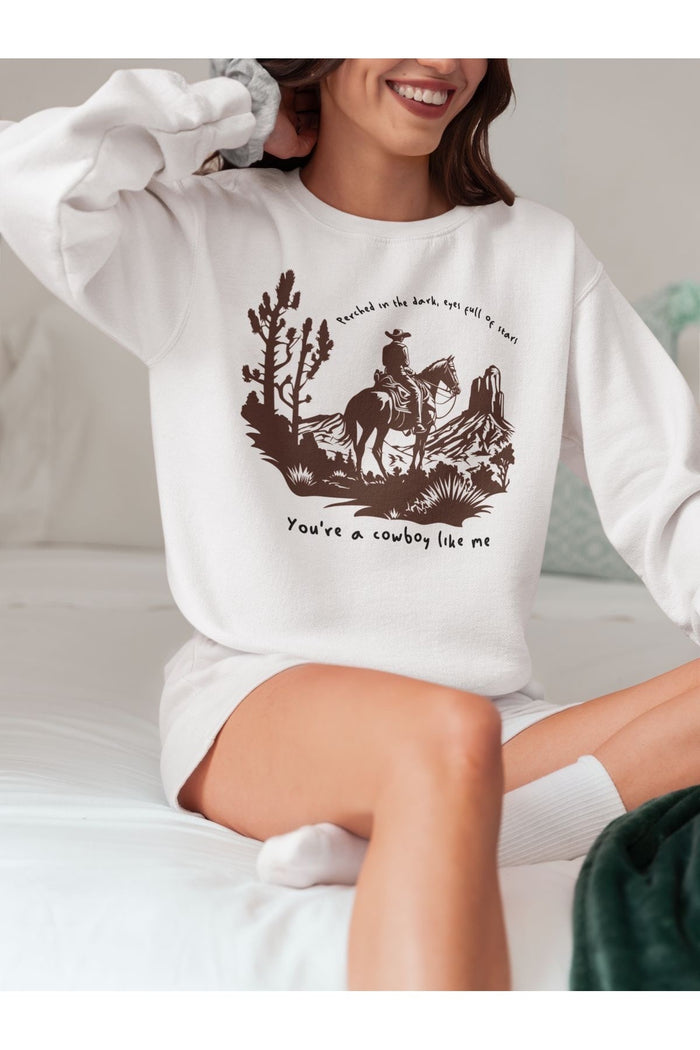 Premium Oversize Kesim Uzun Kollu Baskılı Sweatshirt