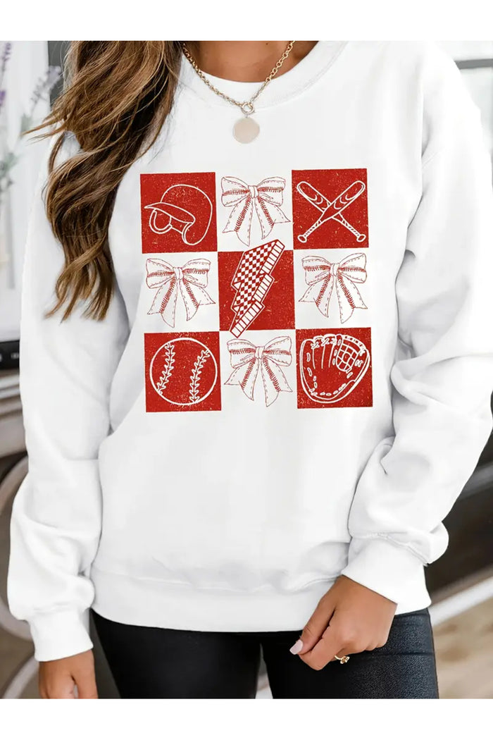 Premium Oversize Kesim Uzun Kollu Baskılı Sweatshirt
