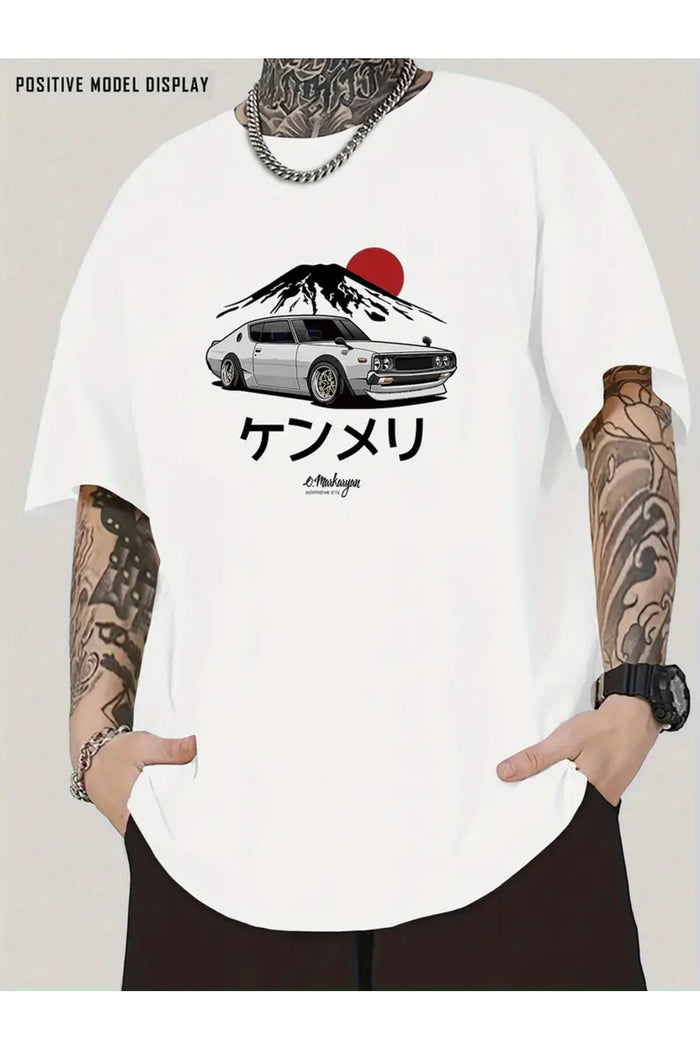 Premium Oversize Kesim Kısa Kollu Baskılı T-shirt