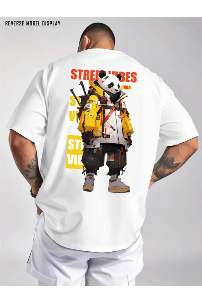 Premium Oversize Kesim Kısa Kollu Baskılı T-shirt