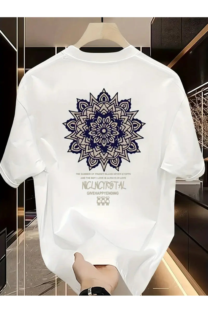Premium Oversize Kesim Kısa Kollu Baskılı T-shirt