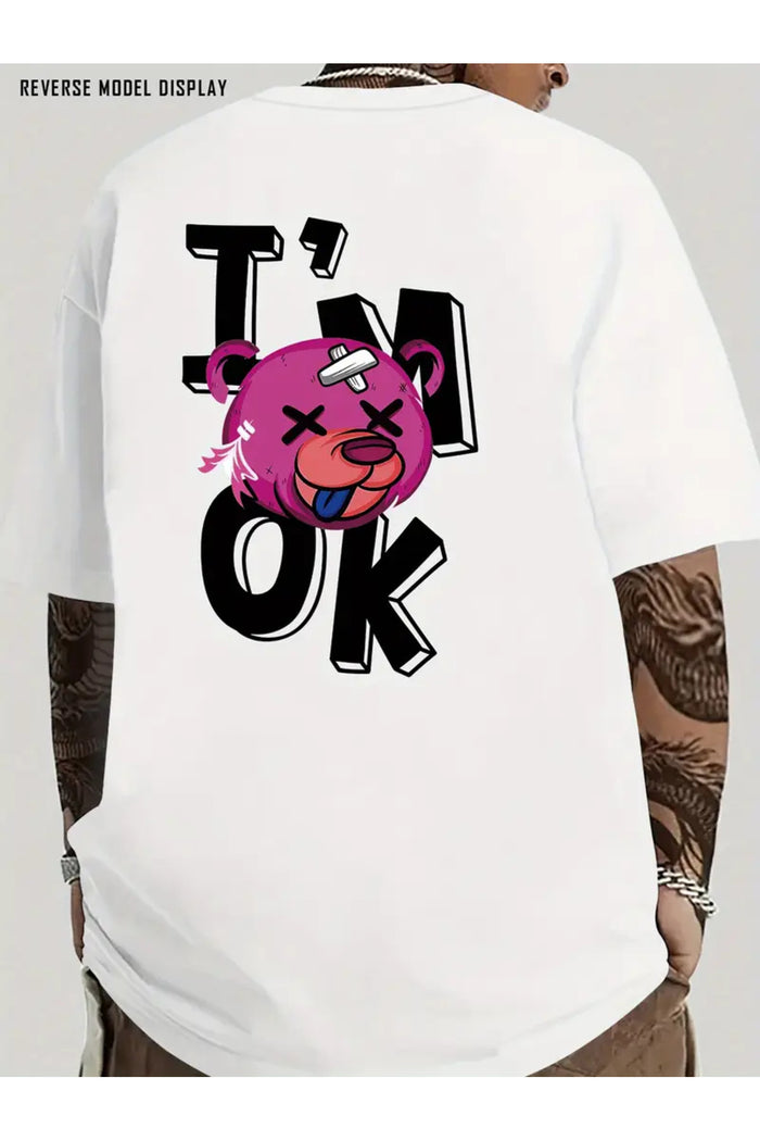 Premium Oversize Kesim Kısa Kollu Baskılı T-shirt