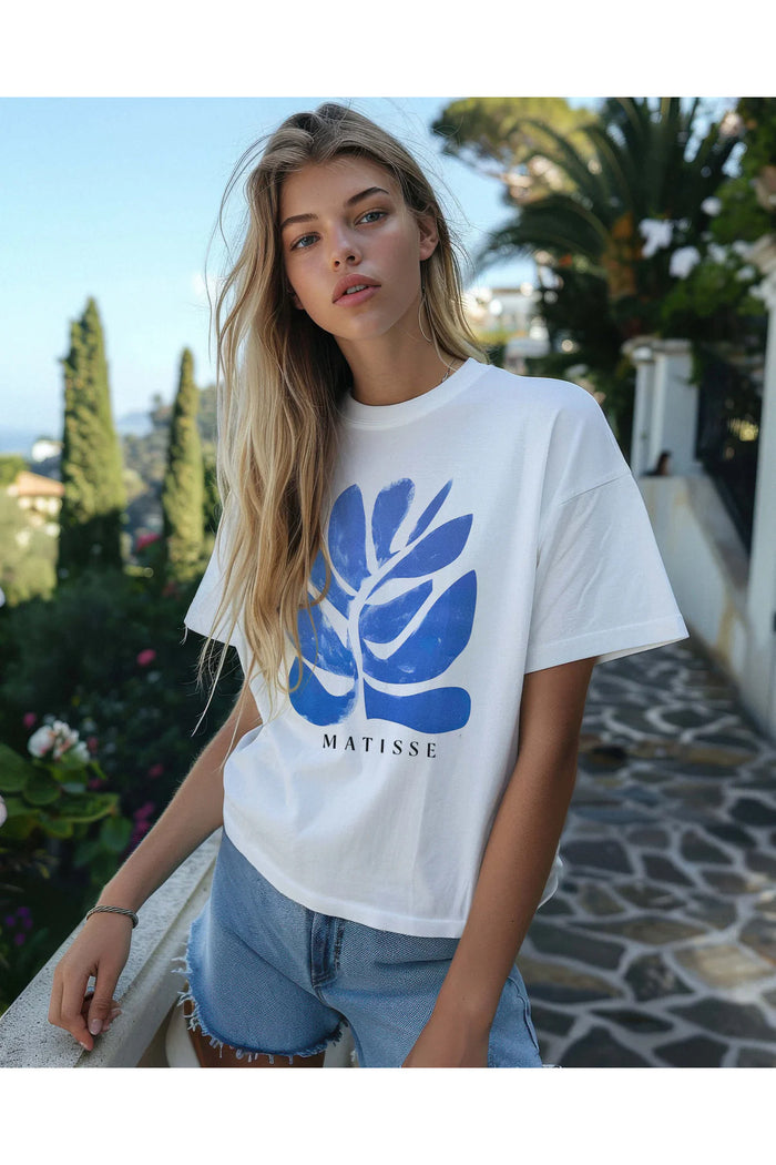 Premium Oversize Kesim Kısa Kollu Baskılı T-shirt