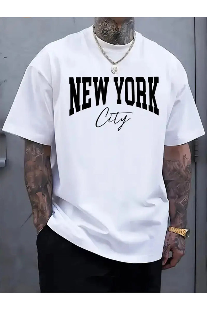 Premium Oversize Kesim Kısa Kollu Baskılı T-shirt