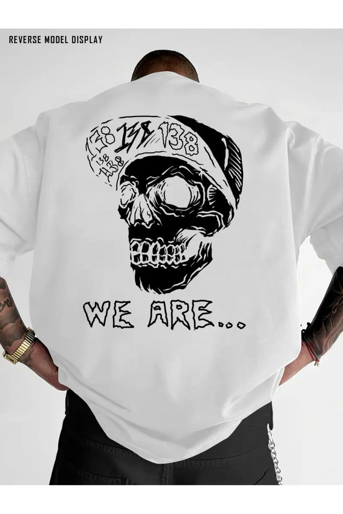 Premium Oversize Kesim Kısa Kollu Baskılı T-shirt