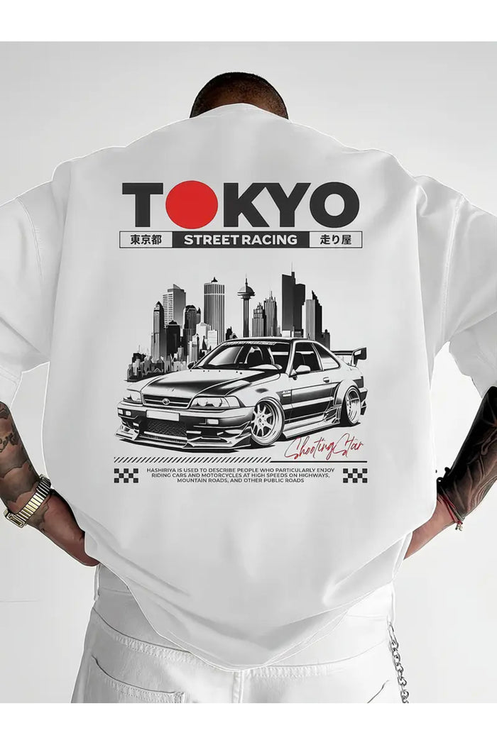 Premium Oversize Kesim Kısa Kollu Baskılı T-shirt