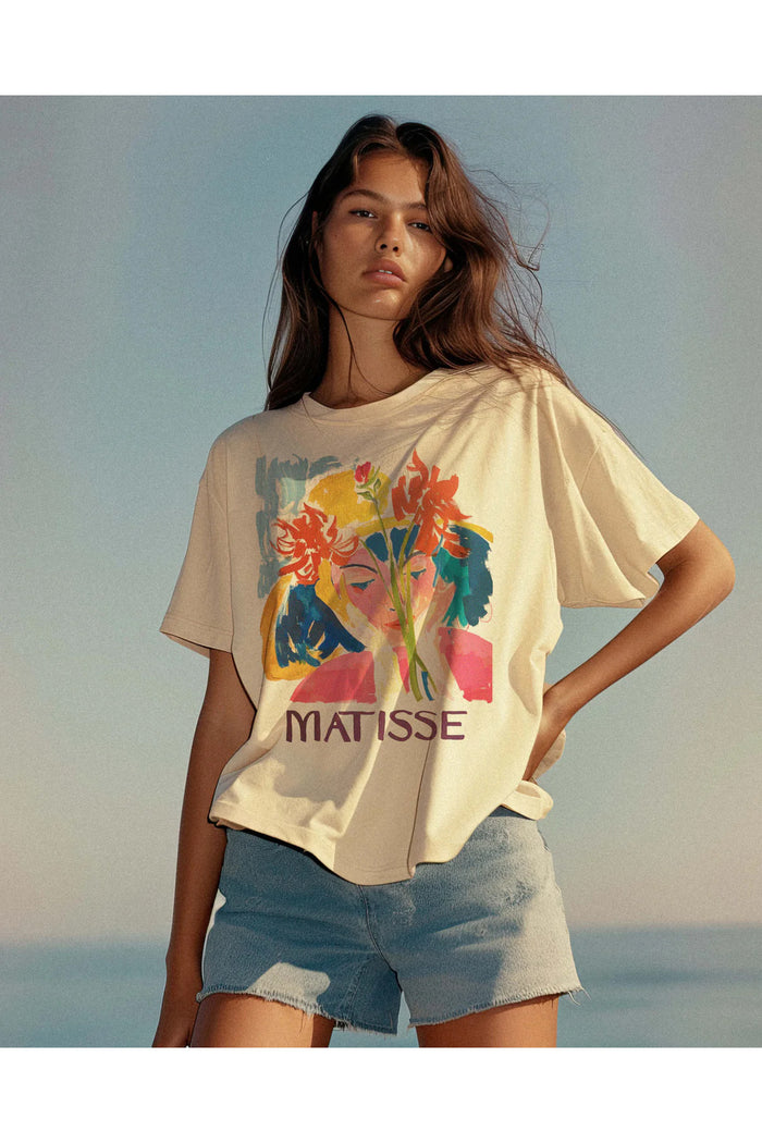 Premium Oversize Kesim Kısa Kollu Baskılı T-shirt