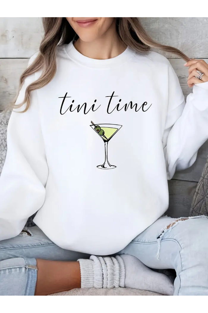 Premium Oversize Kesim Uzun Kollu Baskılı Sweatshirt