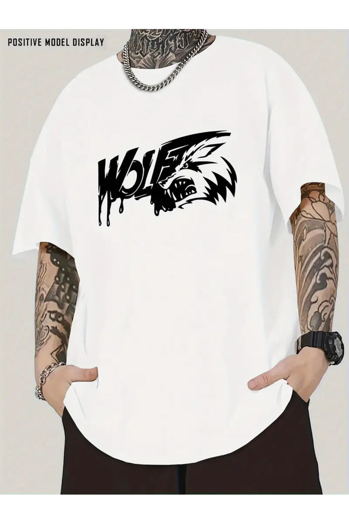 Premium Oversize Kesim Kısa Kollu Baskılı T-shirt