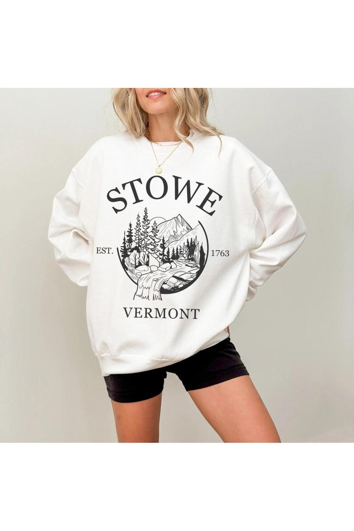 Premium Oversize Kesim Uzun Kollu Baskılı Sweatshirt