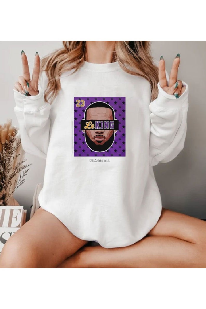 Premium Oversize Kesim Uzun Kollu Baskılı Sweatshirt