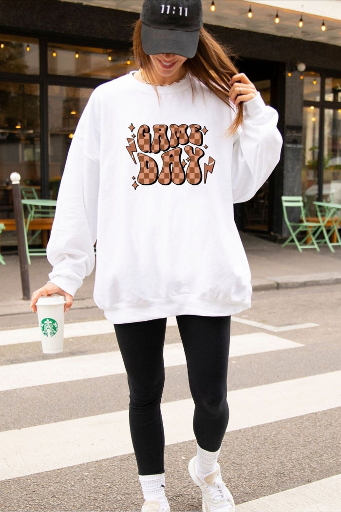 Premium Oversize Kesim Uzun Kollu Baskılı Sweatshirt