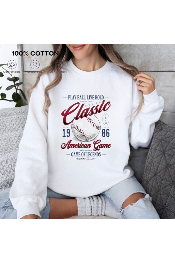 Premium Oversize Kesim Uzun Kollu Baskılı Sweatshirt