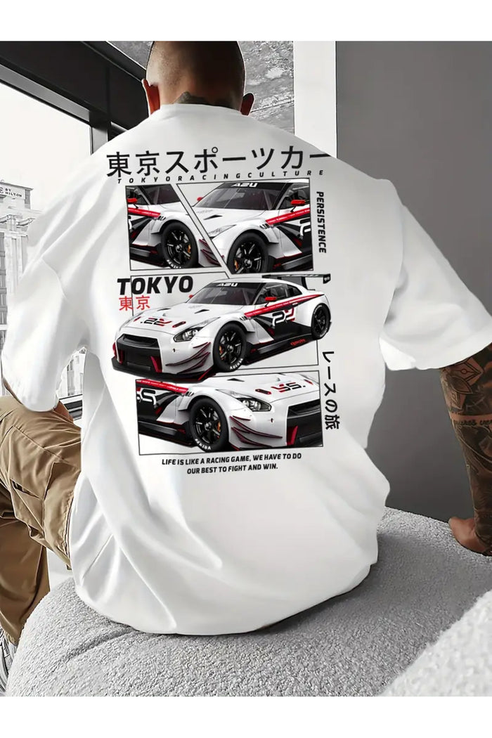 Premium Oversize Kesim Kısa Kollu Baskılı T-shirt