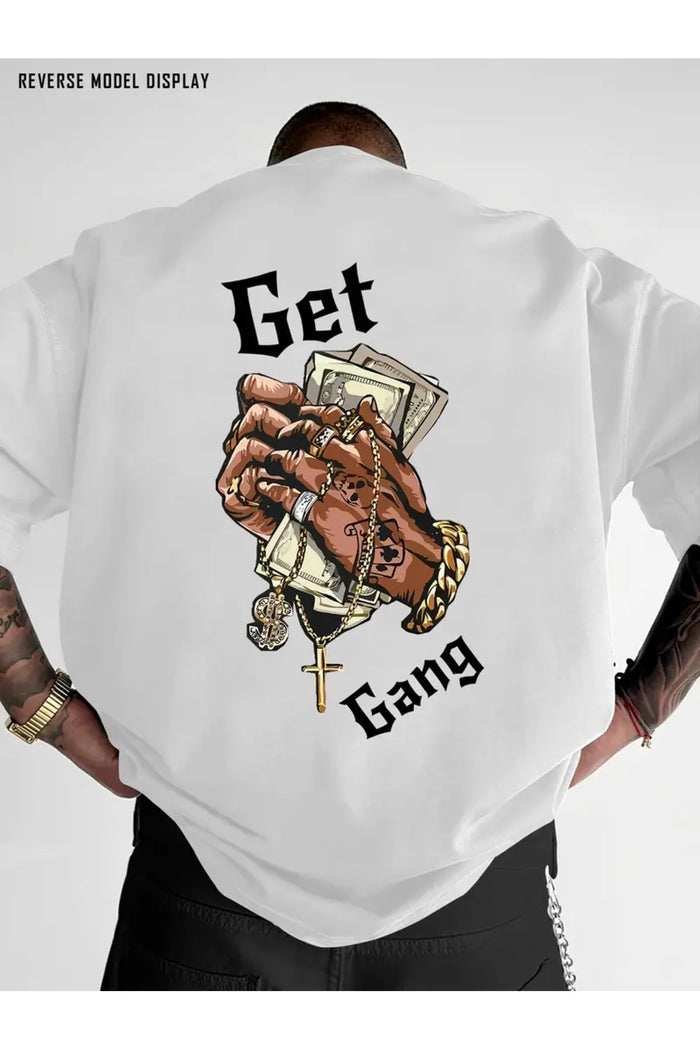 Premium Oversize Kesim Kısa Kollu Baskılı T-shirt