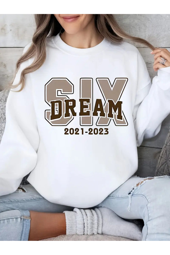 Premium Oversize Kesim Uzun Kollu Baskılı Sweatshirt