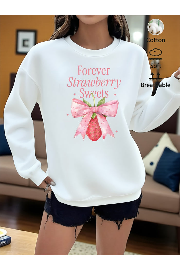 Premium Oversize Kesim Uzun Kollu Baskılı Sweatshirt