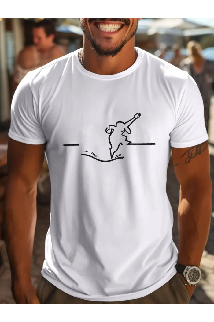 Premium Oversize Kesim Kısa Kollu Baskılı T-shirt