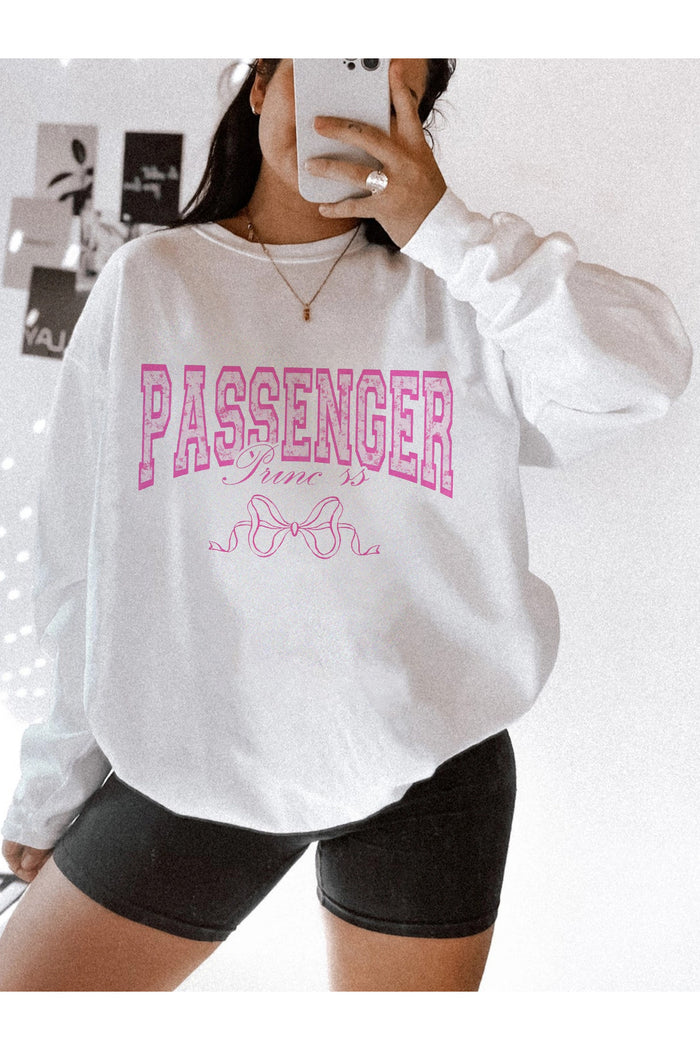 Premium Oversize Kesim Uzun Kollu Baskılı Sweatshirt