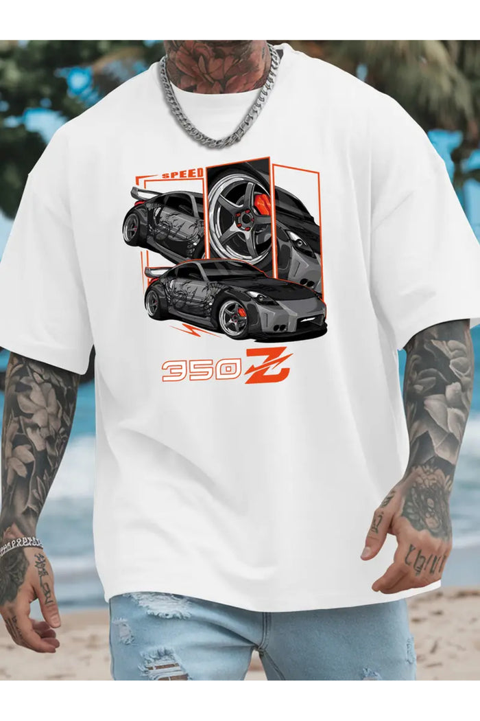 Premium Oversize Kesim Kısa Kollu Baskılı T-shirt