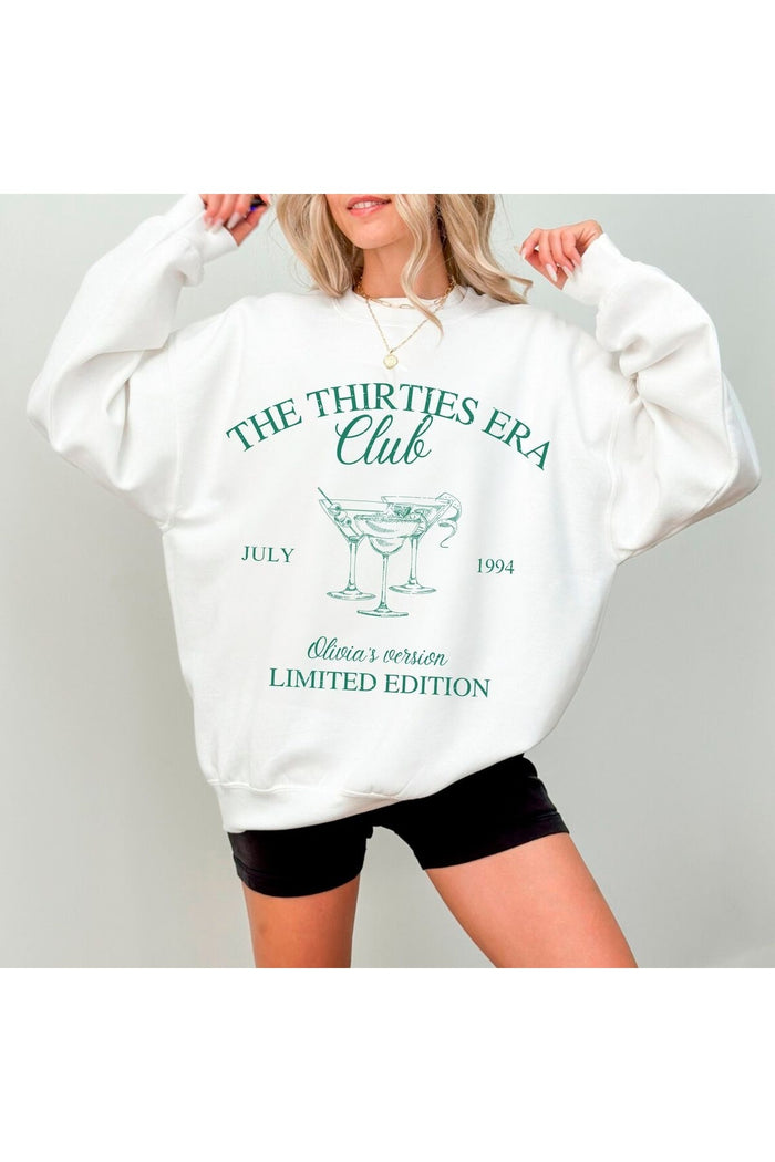 Premium Oversize Kesim Uzun Kollu Baskılı Sweatshirt
