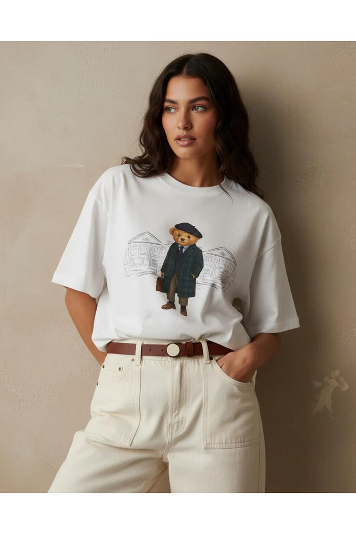 Premium Oversize Kesim Kısa Kollu Baskılı T-shirt