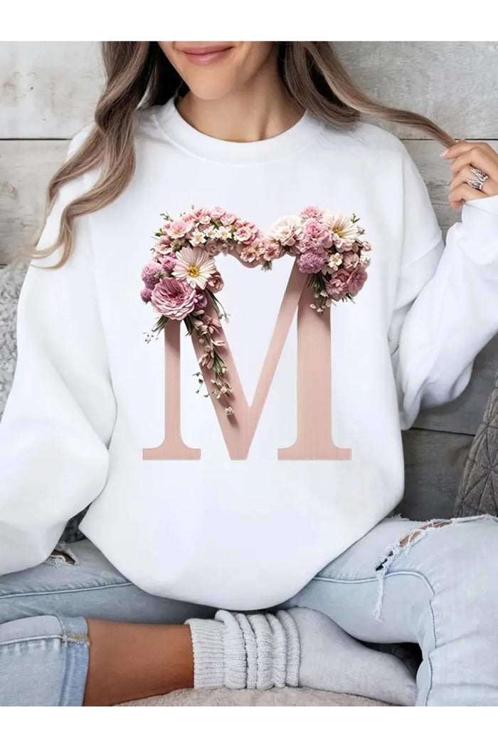 Premium Oversize Kesim Uzun Kollu Baskılı Sweatshirt