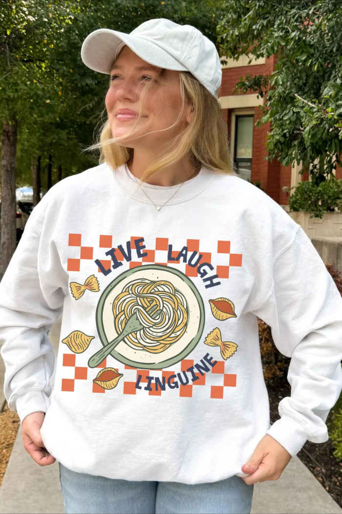 Premium Oversize Kesim Uzun Kollu Baskılı Sweatshirt
